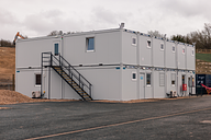 Cleveland Modular Building External Image of Office Stack