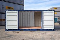 20ft New Side Opening Shipping Container with Doors Open