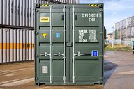 20ft New High Cube Shipping Container Cargo Doors Closed