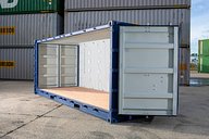 Full Side Opening on a 20ft Standard Side Opener Shipping Container