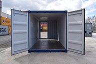 20ft New Tri Door Shipping Container All Doors Open