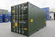 20ft High Cube Tunnel Shipping Container in Green