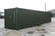 Green 40ft One Trip Shipping Container