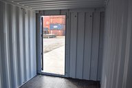 Interior View of a 20ft New Tri Door Shipping Container