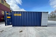 20ft New Blue Tri Door Shipping Container