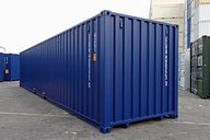 40ft New Shipping Container Rear and Side View