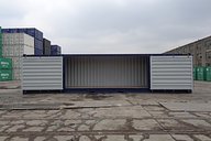 Side Doors Open on 40ft High Cube Side Opening Shipping Container