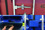Securing a shipping container