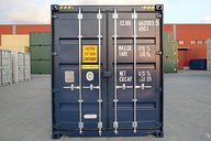 40ft High Cube Tunnel Shipping Container Blue Cargo Doors