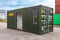 20ft topper unit container in green
