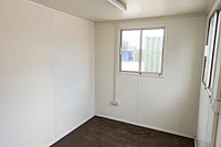 20ft 50/50 office interior, with fitted electrics and windows