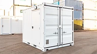 10ft Workshop Shipping Container in white