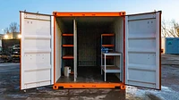 20ft Shipping Container Workshop Interior