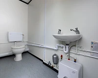 Site accommodation toilet cubicle