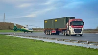 Container delivery at Great North Air Ambulance