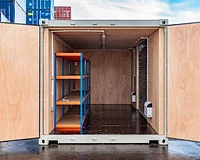 20ft workshop shipping container with roller shutter