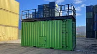Custom shipping container confined space training unit