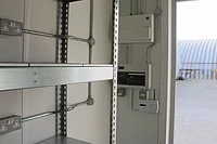 lithium-ion battery charging container