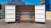 20ft Side Opening Container with Shelving