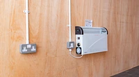 Convection Heater in Shipping Container