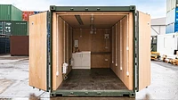 Storage Container with Kitchen Area