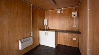 Kitchen Facilities Inside Shipping Container
