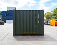 10ft new shipping container in green