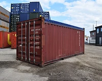 20ft Open Top Container Used Side View