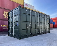 20ft Side Opening High Cube Container Green