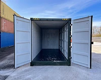 20ft Side Opening High Cube Container Green