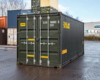 20ft Tunnel Standard Shipping Container Green