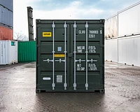 20ft Tunnel Standard Shipping Container Doors Closed