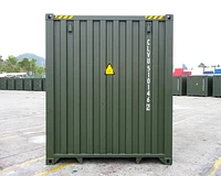 40ft High Cube Shipping Container Green External