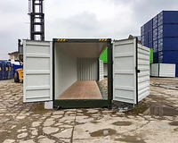 40ft Side Opening High Cube Shipping Container Doors Open