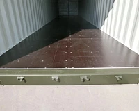 40ft Tunnel High Cube Container Green Internal