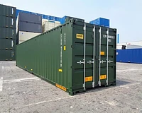 40ft Tunnel Standard Shipping Container Green