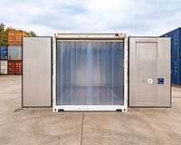 20ft Standard Refrigerated Container Doors Open