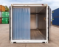 20ft Standard Refrigerated Container White Doors Open