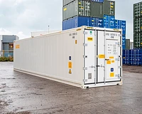 40ft High Cube Refrigerated Shipping Container Doors Closed