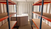 Container with Shelving