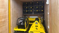 Internal images of 10ft container