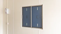 Container with windows