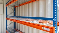 Racking inside an offshore container