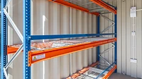 Racking inside a container 