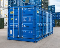 20ft Standard Side Opening Shipping Containers (RAL 5010)