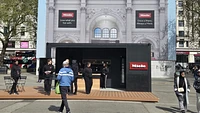 Retail container at London trade show