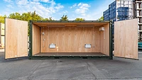 Side Opening Shipping Container with Plylining