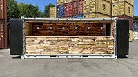 Side opening Container Kiosk