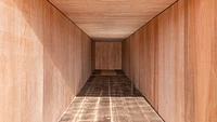 Ply lining inside a container for firework storage