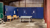 Padel Court Container Changing Rooms
